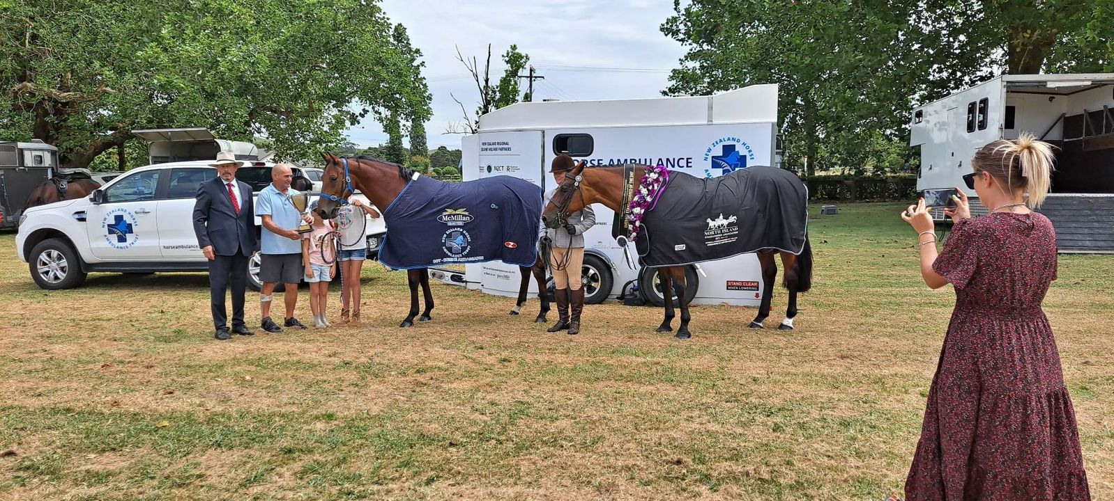 Image post by @NZHorseAmbulanceTrust on Facebook