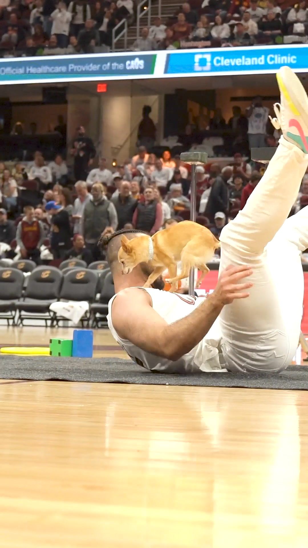 Video post by @CavsEntertainment on Facebook