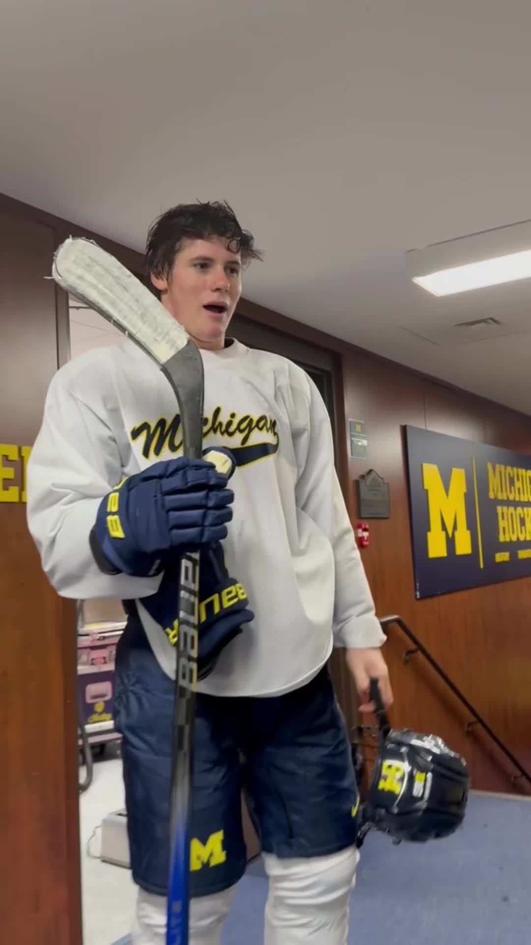 Video post by @umichhockey on TikTok