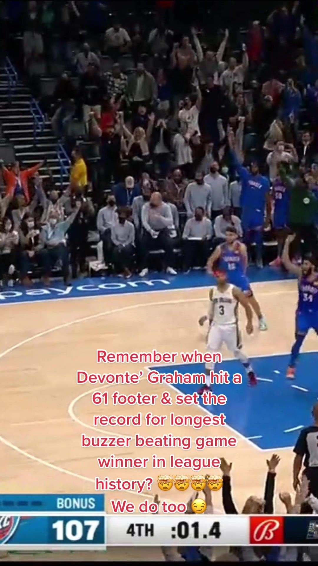 Video post by @pelicansnba on TikTok