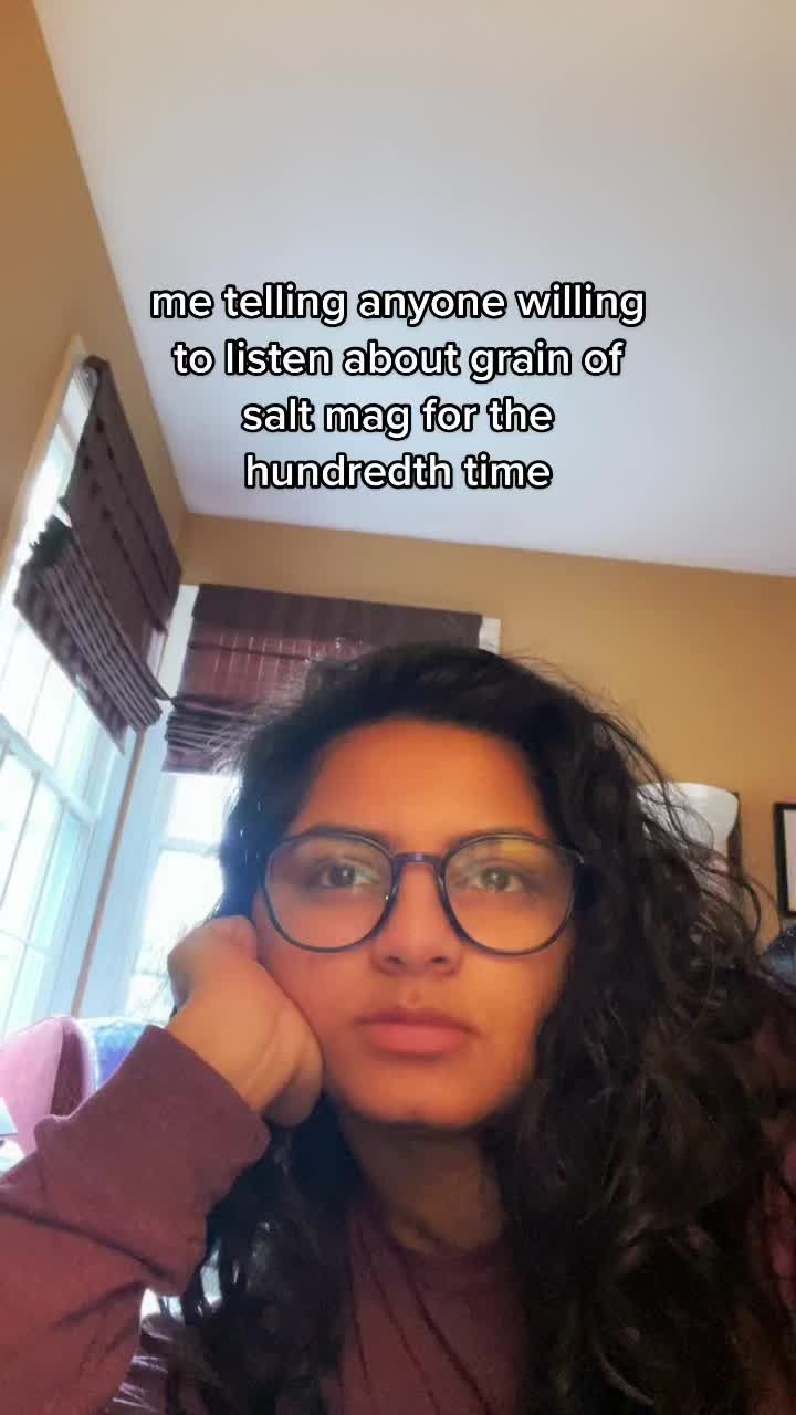 Video post by @grainofsaltmag on TikTok