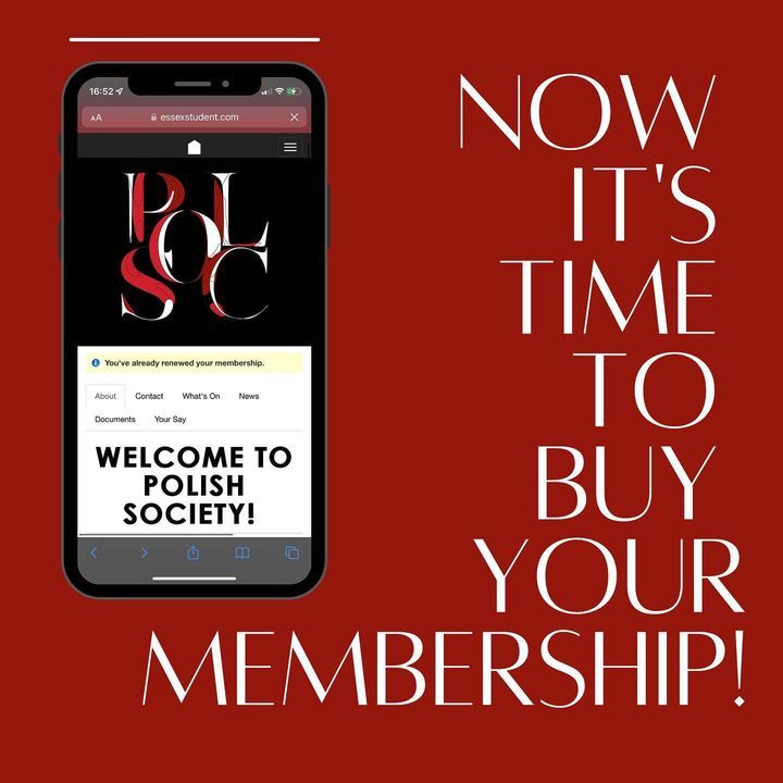 Image post by @UoEPolishSociety on Facebook