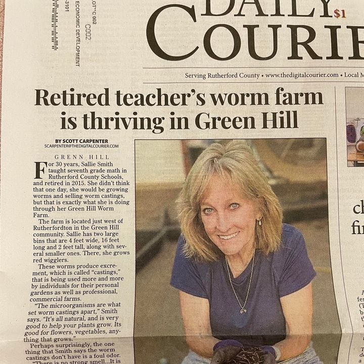 Image post by @GreenhillWormFarm on Facebook