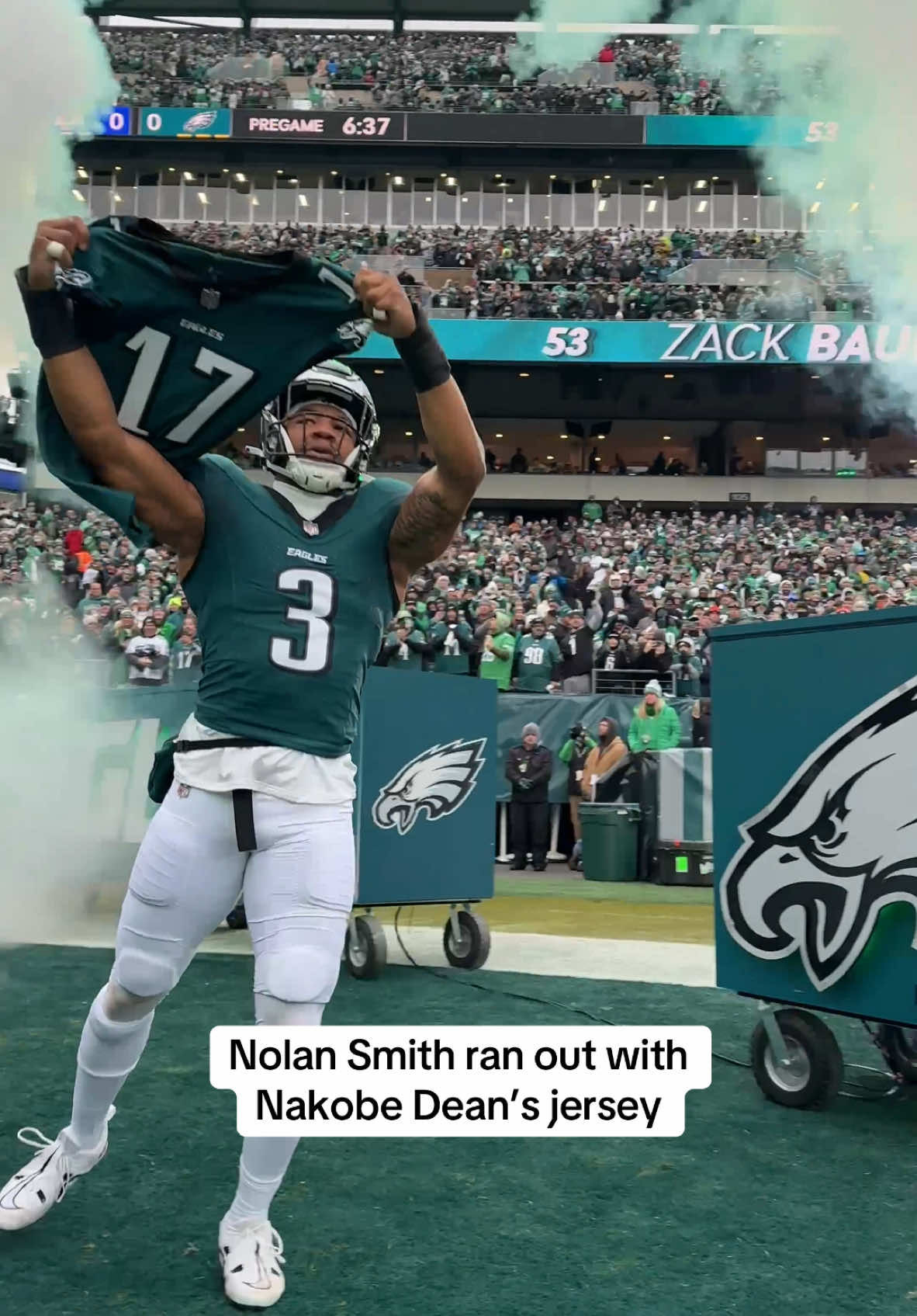 Video post by @philadelphiaeagles on TikTok