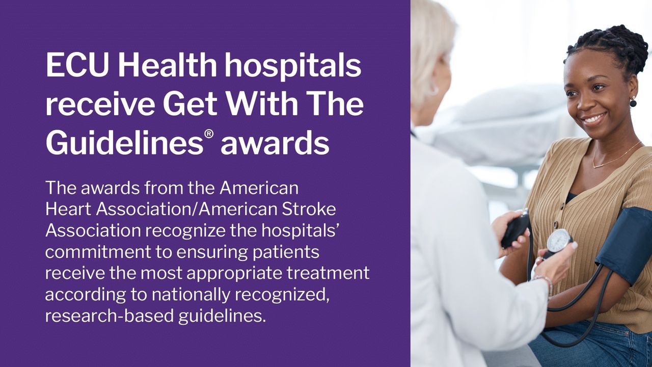 Image post by @ECUHealthMedicalCenter on Facebook