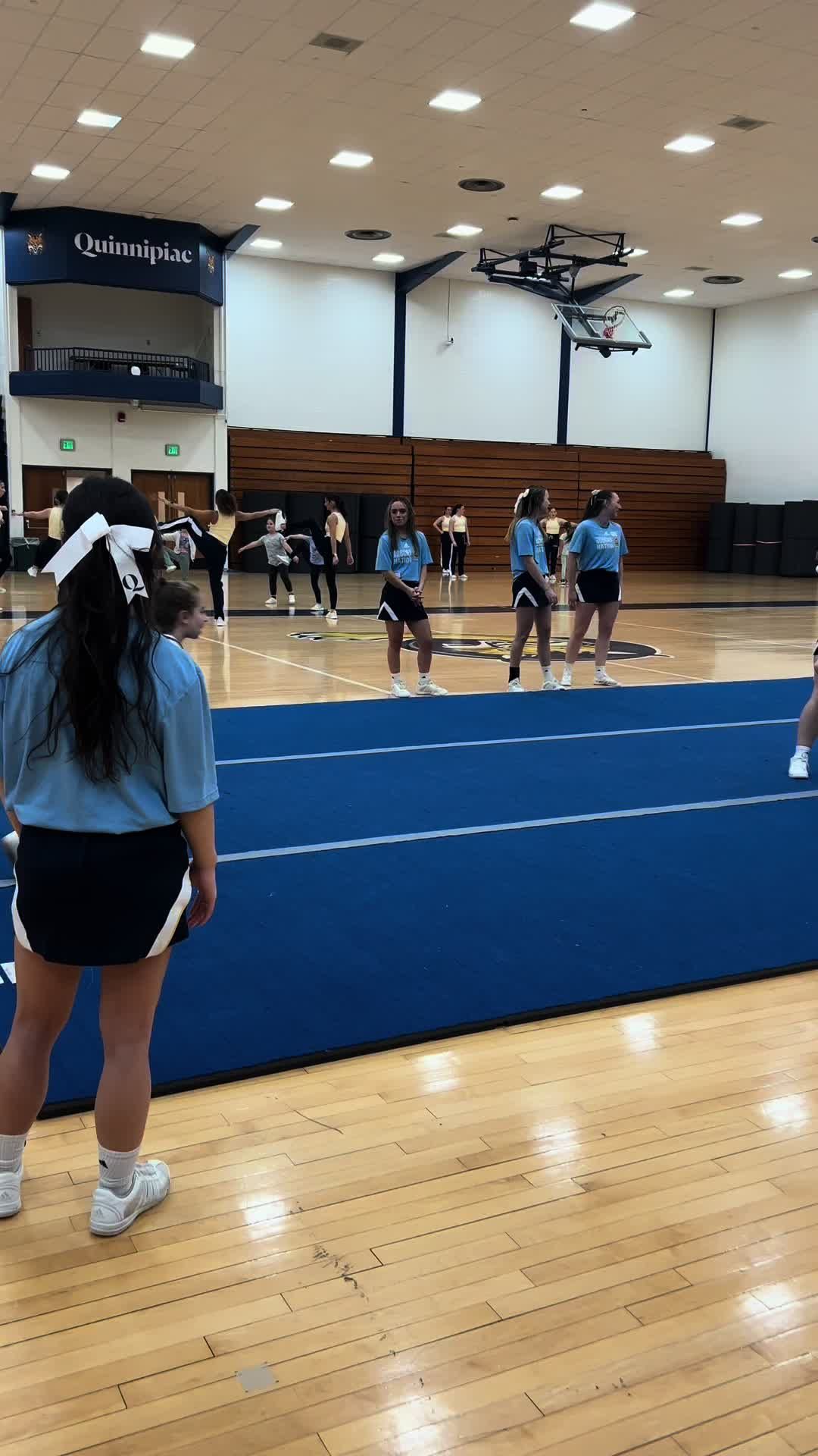 Video post by @quinnipiac_cheer on TikTok