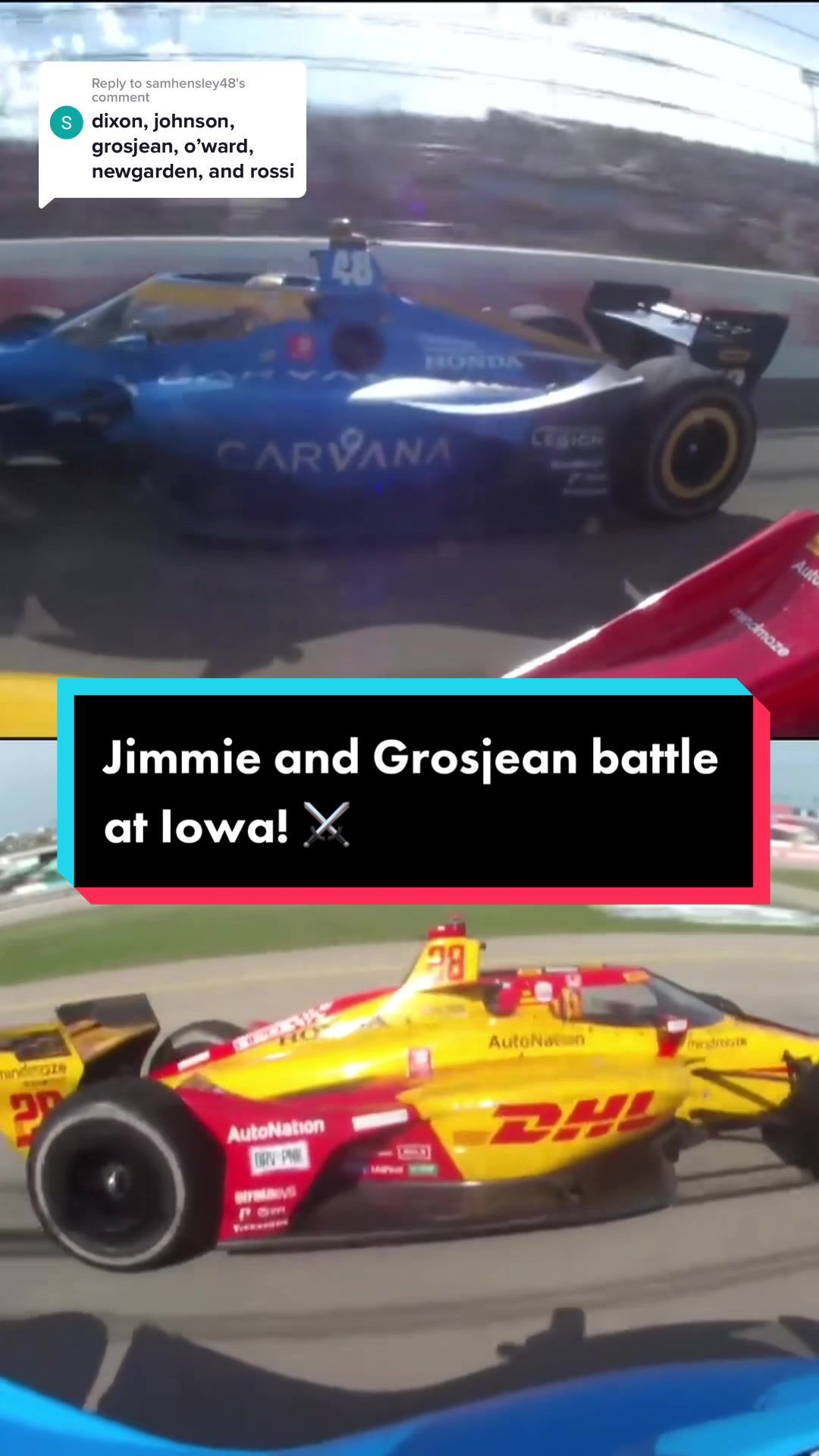Video post by @indycar on TikTok