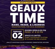 Join us on February 2 for NILSU: Geaux Time, an event for businesses to learn more about the present state and future impact of NIL. Hear from LSU’s coaches, administrators &amp; more about how this new landscape is changing college athletics. #NILSU #TheRealDeal https://t.co/6cz3IwtkVJ