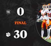 Under a Carolina sky, Clemson wins again.