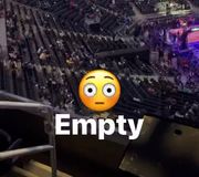 I wonder if the number of views on this post will exceed the number of people at Barclays Center right now 😅