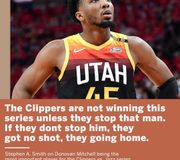 Donovan Mitchell is the most important player in this series. If they don’t stop him, it’s OVER!