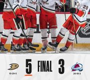 The @anaheimducks pulled out a HUGE victory against the surging Avalanche while the @minnesotawild and @detroitredwings won via thrilling OT winners! 🤩 

Your final scores from a busy nine-game night!