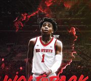 -
5⭐️ Jalen Lecque has committed to NC State! 
__________
The 6-4 Combo Guard chose the Wolf Pack over UCLA, Oregon, Louisville, Tennessee, Texas Tech, & TCU. 
__________
Lecque is the 1st Prospect to commit to NC State for the Class of 2019.