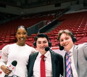 Our crew's ready to go for tonight's ESPN+ broadcast of @BallStateMBB vs Kent State 🤩

Make sure to tune in 👇
📺: es.pn/3Ij8KN2

📸: @JoshBrunette301 

#BallState #ChirpChirp #WeFly #SportsMediaMajor #NCAAMBB