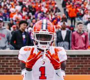 A lil spring football? Not mad bout it! #Clemson #collegefootball #sports