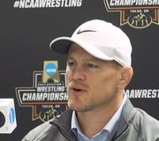 “Real simple.” 

@pennstatewrest Head Coach Cael Sanderson loves the game but he instills what really matters into his team. 

#ncaawrestling