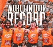 𝑾𝑶𝑹𝑳𝑫 𝑰𝑵𝑫𝑶𝑶𝑹 𝑹𝑬𝑪𝑶𝑹𝑫 𝑯𝑶𝑳𝑫𝑬𝑹𝑺 🏆

Our men’s DMR unofficially set the 𝑾𝑶𝑹𝑳𝑫 𝑰𝑵𝑫𝑶𝑶𝑹 𝑹𝑬𝑪𝑶𝑹𝑫 by nearly three seconds at 9:16.40 😅

#GoPokes I #run4okstate