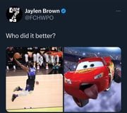 Captured the Jaylen Brown Lightning McQueen dunk at the NBA All-Star Game 🏎️🏀

#jaylenbrown #nbaallstar #nba #lightningmcqueen #dunk #sportsvideography #sportsvideographer #smsports