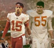 From Texas Tech legends to @chiefs legends.
@patrickmahomes & E.J. Holub playing on the biggest stage 50 years apart.
