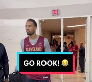That’s our rookie!! 😂 #NBA #Cleveland #rookie