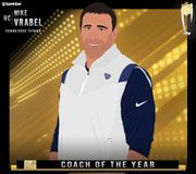 An NFL-record 91 players used this season and still got the #1 seed... No doubt that Mike Vrabel deserves this  🙌

@Titans | #NFLHonors https://t.co/idsIz9JeiY