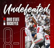 Big-time road dub for the Buckeyes as they go to Penn State and win 44-31 to move to 8-0 💪