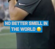 It’s beginning to smell a lot like FOOTBALL 😂 (via @panthers)