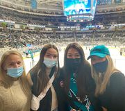 @merks_6’s family made it to San Jose just in time to see his first NHL goal 😍