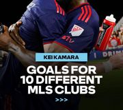 Do it in style, @2k3. 😮‍💨 Kei Kamara has now scored 140 goals for an MLS record 10 different teams.