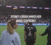 Sydney Leroux makes her @Angel City FC debut #nwsl #sydneyleroux #angelcityfc