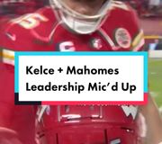 sometimes you just need some hype from the boys 🤷 @chiefs #mecolehardman #traviskelce #patrickmahomes #leadership #micdup