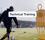 Technical Tuesday training. Off season work to keep your first touch sharp 🤙🏼 #soccertraining #futbol #athletes #futbol