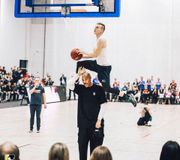 Ever dunk over a 🐐? @lavar #BigBallerBrand #BBB #JBAUSA