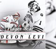 Announcing the 2022-2023 #HockeyEast Player of the Year:

Devon Levi | @gonumhockey 

#HockeyEastAwards | #WhereChampionsPlay