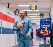 dogs (and cats!) have taken over capital one arena
