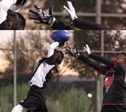 Tag us in your most impressive catches 🔥 #nflflag #fyp #flagfootball #nfl #PradaBucketChallenge