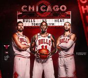 Another one. Bulls-Heat tonight at our house.