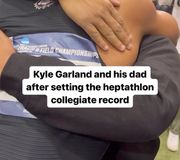 Your 2023 heptathlon champion kgarl_18 shared a touching moment with his father after the win🥺

#ncaatf