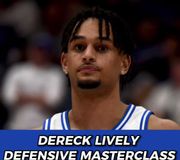 Dereck Lively continues to impress for #Duke and will look to be a defensive catalyst for them throughout #MarchMadness

Yesterday vs. Oral Roberts: 4 PTS 12 REB 6 BLK 1 AST in 29 min 

Season Avg: 5.4 PTS 5.2 REB 2.4 BLK 1.1 AST 66% FG 

▫️Unreal defensive motor
▫️NBA level… https://t.co/24F9pyuMg5 https://t.co/YNpc12krHL