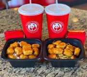🍊 BEYOND THE ORIGINAL ORANGE CHICKEN BOGO 🍊

Step 1: Buy a bowl of Beyond The Original 🍊 Chicken online at pandaexpress.com or in-app 
Step 2: Add a second bowl to your order and get it FREE* with code “BEYOND”
Step 3: Repeat as many times a possible until 10/9