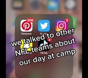 having the time of our lives online with the other nfl teams 🤠
