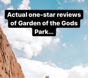 “Great if you like rocks” 👍

Thanks to @charles_bramhall, @juliacstiles, @zach_hammer_, @larsleberphotography, @mrzachgreen, and @downstatephoto for showing the world why @gardenofthegodspark is ⭐️⭐️⭐️⭐️⭐️
•
•
•
•
#reels #explorepage #explore #coloradosprings #colorado #gardenofthegods