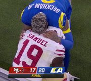 OBJ went right over to console Deebo after the clock hit zero ❤️