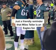 If this doesn’t convince you to hop on the bandwagon I don’t know what will #milesteller #tellertok #topgun #nflplayoffs 