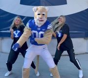 Cosmo Rule #1 : Never Miss a Beat. #dance #mascot #byu #cougarettes #fyp
