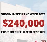 Thank you so much to everyone who generously donated to help us reach AND EXCEED our goal of $200,000 for the kids. In total, we raised $240,000 FOR THE CHILDREN OF ST. JUDE!! This is truly amazing and could not have been done without each and every individual who helped us this past week. Despite being virtual, we have been able to keep our promise to St. Jude. This is truly incredible, thank you to everyone. #FTK