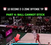 10 second 2-3 zone offense tip (PART 4). #basketball #basketballtraining #basketballadvice #basketballtips