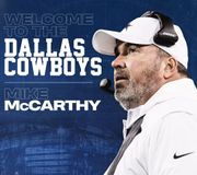 Mike McCarthy officially hired as #DallasCowboys head coach 🌟