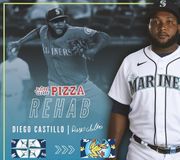 Mariners closer Diego Castillo will be joining Ken Giles on rehab assignment today vs the @hillsborohops tickets are still available at Aquasox.com
