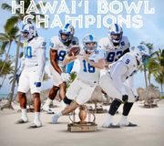Christmas came early this year. 😏

We’re taking home the 2022 thehawaiibowl Championship Trophy!

#BLUEnited | #EATT